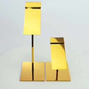 Rak Display Sepatu / Display Sepatu Stainless Steel Pajangan Sepatu Sandal Premium Gold