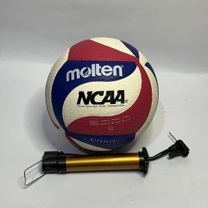 BOLA VOLI MOLTEN 5000 NCAA ORIGINAL MADE IN THAILAND SOFTTOUCH FLISTATEC OUTDOOR INDOOR VOLLEYBALL