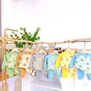 [HÀNG MỚI VỀ] BÔ DÀI TAY TĂM LẠNH CARO CHO BÉ MÙA THU ĐÔNG TỪ 5KG TỚI 16KG