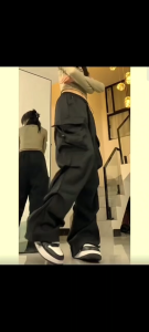 สินค้าไทย 🇹🇭 กางเกงคาร์โก้ผู้ชาย ทรงหลวม ทรงตรง แฟชั่นสําหรับผู้ชาย สไตล์เกาหลี กางเกงทรงลุง