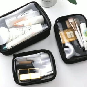 Travel Pouch Transparent Storage Bag Korean Popular Wash Bag Make Up Beauty Organizer Waterproof