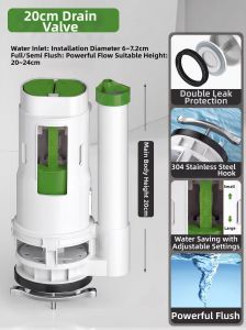 JIAYUN | Inlet and Outlet Control Valve For Toilet Tank
