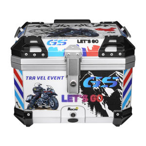 WANSLO | Large Capacity Aluminum Alloy Motorcycle Trunk