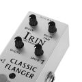 IRIN AN-13 Classic Flanger Electric Guitar Effect Pedal Metal Trim Flanger Vibrato Effect True Bypass Pedal Guitarra Accessories. 