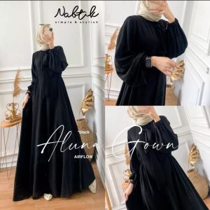 gamis aluna gowngamis aluna terbaru 2023gamis alunagamis aluna maxi dresgamis aluna airflowgamis crnkle airflowgamis aluna dres premium gamis jumbo baju model barugamis aluna collectiongamis crinkle airflow.
