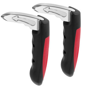 2/4Pcs Car Door Assist Handle 2 in 1 Multifunction Vehicle Support Handles Window Breaker Portable Automotive Car Handle Assist