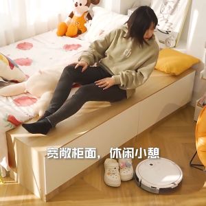 ตู้ ทรงเตี้ย บาน เปิด 100cm จัดเก็บ ได้เยอะ รับน้ำหนัก 120kg ตู้ลิ้นชัก ตู้เก็บของ ฐานแข็งแรง มั่นคง พร้อมส่ง ตู้เก็บของ