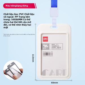 deli | Dây Đeo Chứa Thẻ Căn Cước