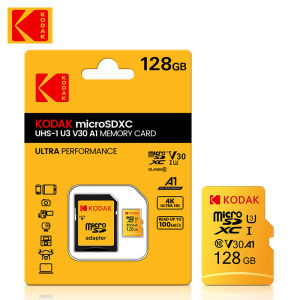 Kodak | Kodak Extreme MicroSDXC A1 U3 Memory Card 4K Flash USB3.0 Compatible for Camera GoPro DJI Nintendo - Original UHS-I Cards