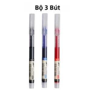 3-5 Chiếc 0.5 Mm Bút Gel Lỏng Bộ Nhanh Khô Dung Tích Lớn Mực Xanh Đen Cho Văn Phòng Học Viết Văn Phòng Phẩm Đồ Dùng