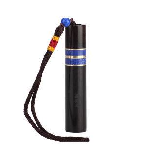 YIDECHENG | Cultural Heritage Ebony and Lapis Lazuli Snuff Bottle Gift
