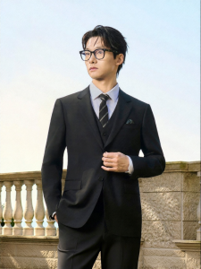 Wrinkle-Resistant 100% Wool Suit