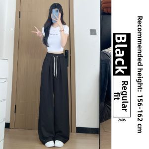 YAYANGREN | Milk-White Wide-leg Pants Summer High-waist Drape Casual