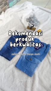 Sontog Jeans Cargo Anak Laki-laki 2-12th