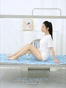 Blue  Cooling Mat/ice mat mattress with snowflake pattern Rapid cooling to 18°C Sizes 50x150cm 70x170cm 90x180cm No water