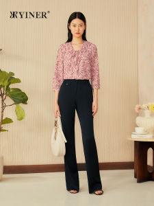 Summer Elegant Commuter Slim Acetate Blend Pants