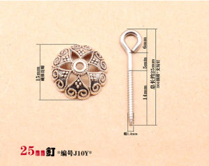 Gourd Inlay Accessories Long Croissant Nail Crafts Corn a Thousand Eye Bodhi DIY Accessories Retro Sheep Eye Nail Steel Nail