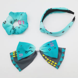 Phụ Kiện Tóc Cosplay Anime Future Vocaloid Hairband Butterfly Knot Bow Tie Elastic Band Fresh out New Original Design