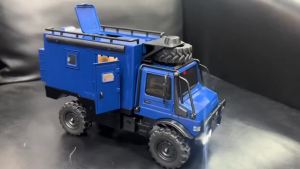 WLtoys | New MN333 RC 1/18 4WD Climbing Off-road Vehicle Simulation Light Metal Front Electric Remote Control Model Car