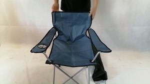 NEWLIFECARDIO Outdoor camping chair Oxford cloth waterproof load-bearing 150KG outdoor hiking foldable armchair fishing beach recliner 80-50-50CM
