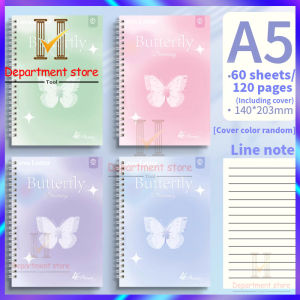【NEW STOCK】1PCS-Thickened notebook stationery cartoon A5 coil notebook student small fresh notebook