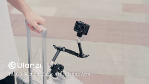 Ulanzi TA10 3-Section Magic Arm Handle Grip Extension Mount for DSLR Camera Monitor