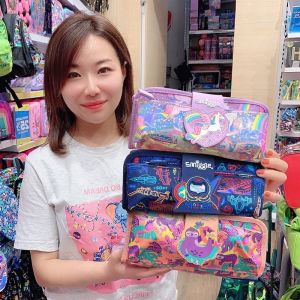 กระเป๋าใส่ปากกา Smiggle Australia ความจุขนาดใหญ่ กลิ่นหอม ของขวัญวันเกิด วันคริสต์มาส ของเล่นสำหรับนักเรียนประถม