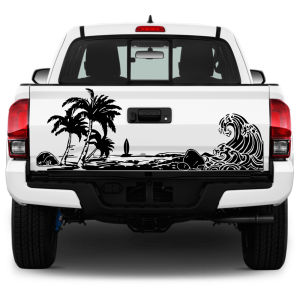 Car Stickers Pickup Back Door Decor Decals For Ford Ranger F150 Isuzu Dmax Chevrolet Silverado VW Amarok Dodge RAM Toyota Hilux