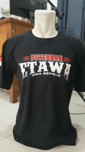 Kaos Peternak Etawa | Kwalitas Distro | Bahan Katun Kombed 30s Halus | Sablon Plastisol | COD