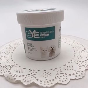 PanPan 200PCS Pet Eye Wet Wipes For Pet Ear Wipes Cleaning Wipes Dog And Cat Beauty Tear Stain Remover Pet Wipes