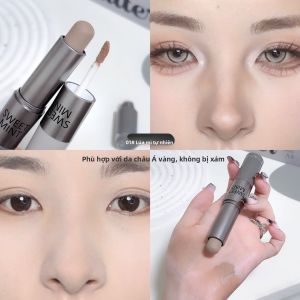Son Bóng Hai Đầu Matte Highlighter Contour Liquid 3D Che Khuyết Điểm Tẩy Trang Tẩy Trang Dụng Cụ Trang Điểm Son Bóng