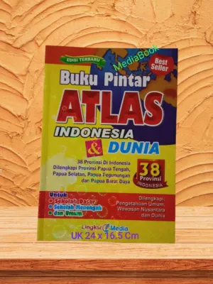 Buku Pintar Atlas Indonesia Dan Dunia 38 Propinsi Edisi Terbaru