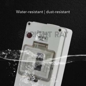 IP66 56CB4N 4 Way Switchboard Electrical MCB Waterproof Switch Cover 4 Pole Circuit Breaker Plug Cover Electrical Fuse
