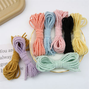 3mm 5M/bag DIY Handmade Small Wool Pile Root Rubber Headband Making DIY Jewelry Accessories