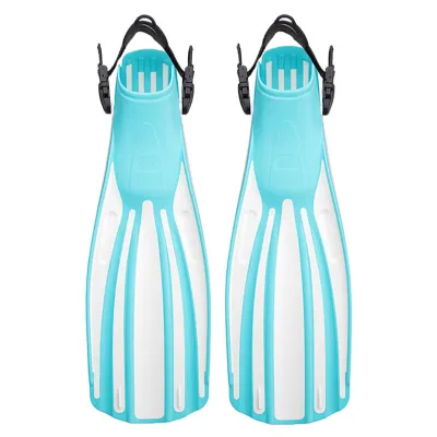 Adjustable Strap Deep Diving Fins Large Mid-Length