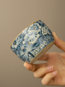 Ru Ware Jin Wanhua Master Cup Teacup High-Grade Tea Cup Single Ceramic Personal Dedicated Kung Fu Teaware Tea Cup