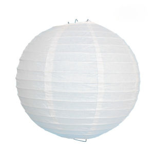 1Pcs 10-40CM White Round Chinese Paper Lantern DIY Wedding Birthday Party Valentines Day Decoration Paper Ball Lampshade