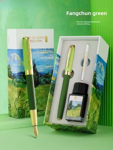 Hero Brand Pen Flagship Store High End Mens Ladies Elegant Gift Box Set Calligraphy Pen Student Dedicated Practice Writing Gift Engraving