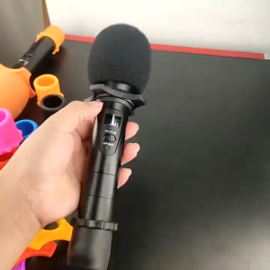 Shakeproof Wireless Handheld Microphone Protection Silicone Ring Anti Rolling Bottom Rod Sleeve Holder Windscreen Covers Foam Filter for KTV Mic Device