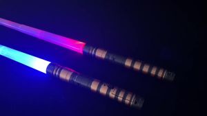 1-2PCS LED Light Up Sabers Cosplay Motion Sensitive Retractable Swords Wedding Supplies Kids Xmas Party Favors