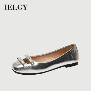 IELGY French niche design hollow flat shoes for women