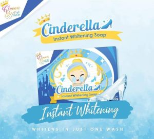 Queen White Snow White Intense Whitening Soap 150g / Cinderella Instant Whitening Soap 150g