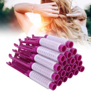 10pcs แท่งดัดผมFluffy Perming Rod ผม Roller Curler Kit Perming Rods Hairdressing เครื่องมือจัดแต่งทรงผมสําหรับ Salon Barber Home