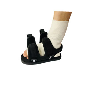 Giày Bệt Chống Sốc Mùa Hè Cho Chân Gãy Bao Gạc Gót Mềm Thoáng Khí Giày Lười Thường Ngày Có Đế Cao Su Chống Trượt