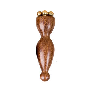 1pcs Hot Face Massage Tools Lotus Seedpod Beauty Brass & Rosewood Dark Circles Gua Sha Tool Eye Relaxation Meridians Acupoint
