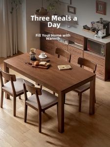 Imported FAS Grade Oak Nordic Dining Table Chair