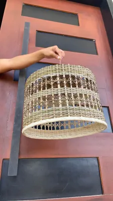 Native Lampshade 12 Inches Width - Aesthetic Design