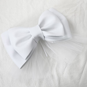 Valentines Day Birthday Cake Decoration Large Double Layer Sponge Foam Ribbon Butterfly Knot Candle Holder Festive Celebration Supplies