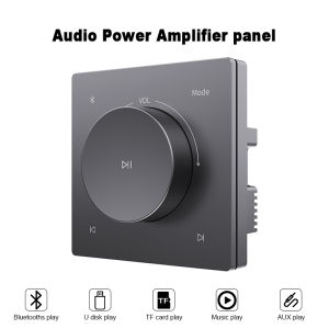 86 type mini Audio wall amplifiers bluetooths TF AUX music control panel stereo ceiling speakers controller home theater systems