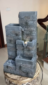 Thác nước phong thủy mini để bàn ( 25x20x46cm) ( mã 1250201L-2 )